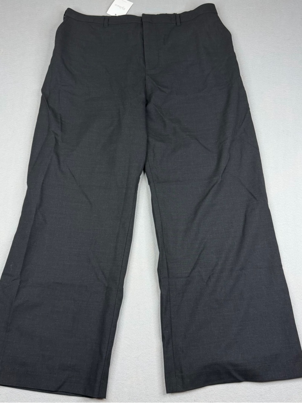 Ryllace 97% Wool Wide Leg Pants Womens 16 Black Stretch Trousers NWT